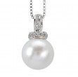 Pearl and Diamond Pendant
