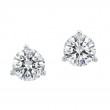 14KW 1/2ctw Lab Grown Diamond Stud Earrings
