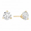 14KY 1/2ctw Lab Grown Diamond Stud Earrings