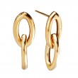 Italian Gold Plated Sterling Silver Earrings