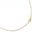 Italian Gold Plated White Enamel Necklace