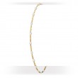 Italian Gold Plated White Enamel Bracelet