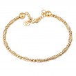 Italian Gold Plated Bead Bangle