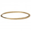 Italian Gold Plated Intertwined Bangle