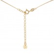 Italian Gold Plated & CZ Initial Necklace