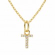 Gold Plated Sterling Silver Initial Necklace