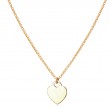 Italian Mother of Pearl Heart Necklace