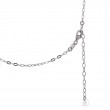 Italian Rhodium Plated Sterling Silver Necklace