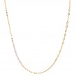 Italian Gold Plated Sterling Silver Pearl Necklace