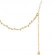 Italian Gold Bead and Pearl Necklace