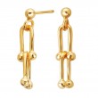 Gold Plated Sterling Silver Earrings