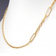 Italian Gold Plated Sterling Silver Link Necklace