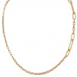 Italian Gold Plated Sterling Silver Link Necklace