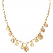 Italian Gold Plated Charm Necklace