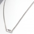 Italian Rhodium Plated Sterling Silver Necklace