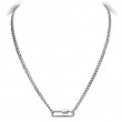 Italian Rhodium Plated Sterling Silver Necklace