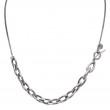 Italian Sterling Silver Rhodium Plated Chain Necklace