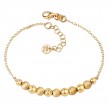Italian Gold Plated Bead Bracelet