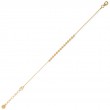 Italian Gold Plated Bead Bracelet