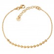 Italian Gold Plated Bead Bracelet