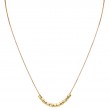 Italian Gold Plated Nugget Necklace