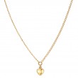 Italian Gold Plated Heart Necklace