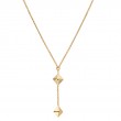 Italian Gold Plated Y Necklace