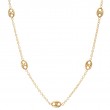 Italian Gold Plated Mariner Necklace