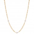 Italian Gold Plated Pearl Necklace