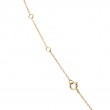 14kt Gold Plated Turquoise Enamel Necklace