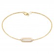 14kt Gold Plated Enamel Bracelet