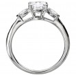 Diamond Semi-Mount 3-Stone Engagement Ring