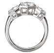 Diamond Semi-Mount 3-Stone Engagement Ring