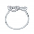 14KW Diamond Heart Ring