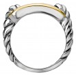 Ladies Fashion Gold and Silver Two-Tone Ring
