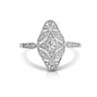 14KW Diamond Couture Ring