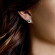 14KW Emerald & Diamond Couture Earrings
