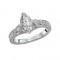 Lab Grown Diamond Vintage Semi-Mount Diamond Ring