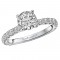 Peg Head Semi-Mount Lab Grown Diamond Ring