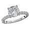 Peg Head Semi-Mount Diamond Ring