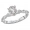 Lab Grown Diamond Classic Semi-Mount Diamond Ring