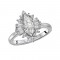 Lab Grown Diamond Halo Semi-Mount Diamond Ring