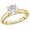 Solitaire Semi-Mount Engagement Ring