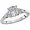 Diamond Semi-Mount Engagement Ring