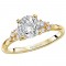 Diamond Semi-Mount Engagement Ring