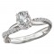 Lab Grown Diamond Semi-Mount Diamond Engagement Ring