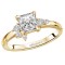 Diamond Semi-Mount Engagement Ring