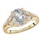 Split Shank Semi-Mount Lab Grown Diamond Engagement Ring
