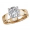 Bold Band Semi-Mount Diamond Engagement Ring