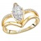 Split Shank Semi-Mount Diamond Engagement Ring